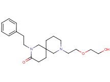 8-[2-(2-hydroxyethoxy)ethyl]-2-(2-phenylethyl)-2,8-diazaspiro[5.5]undecan-3-one
