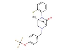 (1S*,4S*)-2-[2-(methylthio)phenyl]-5-[4-(trifluoromethoxy)benzyl]-2,5-diazabicyclo[2.2.1]heptan-3-one