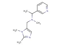 N-[(1,2-dimethyl-1H-imidazol-5-yl)methyl]-N-methyl-1-pyridin-3-ylethanamine