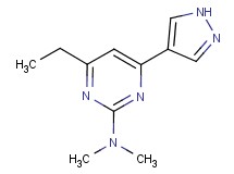 4-ethyl-N,N-dimethyl-6-(1H-pyrazol-4-yl)pyrimidin-2-amine