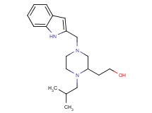 2-[4-(1H-indol-2-ylmethyl)-1-isobutyl-2-piperazinyl]ethanol