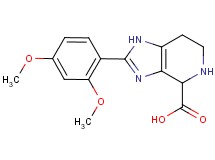 2-(2,4-dimethoxyphenyl)-4,5,6,7-tetrahydro-1H-imidazo[4,5-c]pyridine-4-carboxylic acid dihydrochloride
