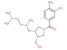 5-{[(3R*,4R*)-3-{[[2-(dimethylamino)ethyl](methyl)amino]methyl}-4-(hydroxymethyl)pyrrolidin-1-yl]carbonyl}-2-methylphenol