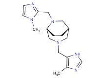(1S*,5R*)-6-[(1-methyl-1H-imidazol-2-yl)methyl]-3-[(4-methyl-1H-imidazol-5-yl)methyl]-3,6-diazabicyclo[3.2.2]nonane