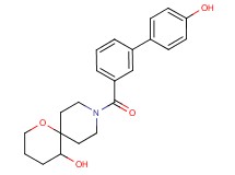 9-[(4'-hydroxybiphenyl-3-yl)carbonyl]-1-oxa-9-azaspiro[5.5]undecan-5-ol