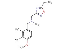 1-(5-ethyl-1,2,4-oxadiazol-3-yl)-N-(4-methoxy-2,3-dimethylbenzyl)-N-methylmethanamine