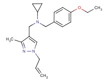 N-[(1-allyl-3-methyl-1H-pyrazol-4-yl)methyl]-N-(4-ethoxybenzyl)cyclopropanamine