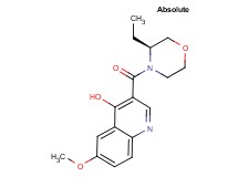 3-{[(3S)-3-ethyl-4-morpholinyl]carbonyl}-6-methoxy-4-quinolinol