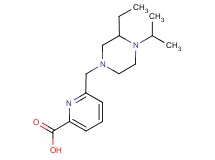 6-[(3-ethyl-4-isopropylpiperazin-1-yl)methyl]pyridine-2-carboxylic acid