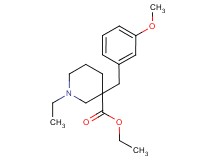 ethyl 1-ethyl-3-(3-methoxybenzyl)-3-piperidinecarboxylate