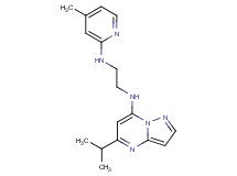 (5-isopropylpyrazolo[1,5-a]pyrimidin-7-yl){2-[(4-methyl-2-pyridinyl)amino]ethyl}amine