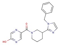 5-{[3-(1-benzyl-1H-imidazol-2-yl)-1-piperidinyl]carbonyl}-2-pyrazinol