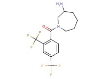 1-[2,4-bis(trifluoromethyl)benzoyl]-3-azepanamine hydrochloride
