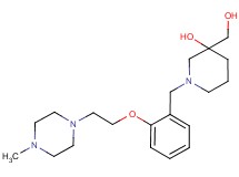 3-(hydroxymethyl)-1-{2-[2-(4-methylpiperazin-1-yl)ethoxy]benzyl}piperidin-3-ol