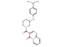 3-({3-[(4-isopropylphenyl)amino]-1-piperidinyl}carbonyl)-4H-pyrido[1,2-a]pyrimidin-4-one