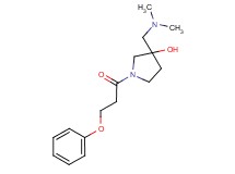 3-[(dimethylamino)methyl]-1-(3-phenoxypropanoyl)-3-pyrrolidinol