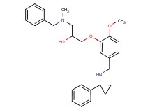 1-[benzyl(methyl)amino]-3-(2-methoxy-5-{[(1-phenylcyclopropyl)amino]methyl}phenoxy)-2-propanol