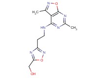 (3-{2-[(3,6-dimethylisoxazolo[5,4-d]pyrimidin-4-yl)amino]ethyl}-1,2,4-oxadiazol-5-yl)methanol