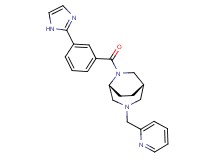 (1S*,5R*)-6-[3-(1H-imidazol-2-yl)benzoyl]-3-(pyridin-2-ylmethyl)-3,6-diazabicyclo[3.2.2]nonane