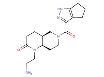 rel-(4aS,8aR)-1-(2-aminoethyl)-6-(1,4,5,6-tetrahydrocyclopenta[c]pyrazol-3-ylcarbonyl)octahydro-1,6-naphthyridin-2(1H)-one hydrochloride