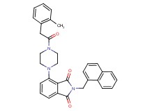 4-{4-[(2-methylphenyl)acetyl]-1-piperazinyl}-2-(1-naphthylmethyl)-1H-isoindole-1,3(2H)-dione