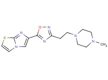 6-{3-[2-(4-methyl-1-piperazinyl)ethyl]-1,2,4-oxadiazol-5-yl}imidazo[2,1-b][1,3]thiazole