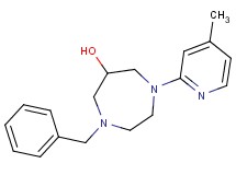 1-benzyl-4-(4-methyl-2-pyridinyl)-1,4-diazepan-6-ol