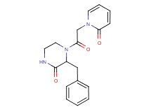 3-benzyl-4-[(2-oxopyridin-1(2H)-yl)acetyl]piperazin-2-one