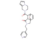 (3aR*,6S*)-7-(3,4-dihydropyrrolo[1,2-a]pyrazin-2(1H)-ylcarbonyl)-2-(2-pyridin-4-ylethyl)-2,3,7,7a-tetrahydro-3a,6-epoxyisoindol-1(6H)-one