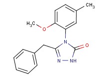 5-benzyl-4-(2-methoxy-5-methylphenyl)-2,4-dihydro-3H-1,2,4-triazol-3-one