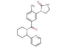 1-(2-methyl-5-{[2-(2-pyridinyl)-1-piperidinyl]carbonyl}phenyl)-2-imidazolidinone