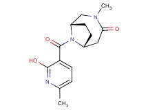 rel-(1S,6R)-9-[(2-hydroxy-6-methyl-3-pyridinyl)carbonyl]-3-methyl-3,9-diazabicyclo[4.2.1]nonan-4-one
