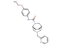 (1S*,5R*)-N-(4-ethoxyphenyl)-3-(pyridin-2-ylmethyl)-3,6-diazabicyclo[3.2.2]nonane-6-carboxamide
