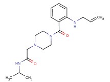 2-{4-[2-(allylamino)benzoyl]piperazin-1-yl}-N-isopropylacetamide