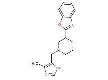 2-{1-[(4-methyl-1H-imidazol-5-yl)methyl]piperidin-3-yl}-1,3-benzoxazole