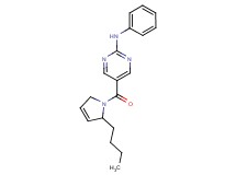 5-[(2-butyl-2,5-dihydro-1H-pyrrol-1-yl)carbonyl]-N-phenyl-2-pyrimidinamine