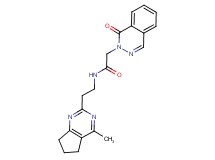 N-[2-(4-methyl-6,7-dihydro-5H-cyclopenta[d]pyrimidin-2-yl)ethyl]-2-(1-oxo-2(1H)-phthalazinyl)acetamide