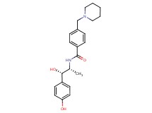 N-[(1R*,2S*)-2-hydroxy-2-(4-hydroxyphenyl)-1-methylethyl]-4-(piperidin-1-ylmethyl)benzamide