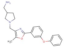 [(1-{[5-methyl-2-(3-phenoxyphenyl)-1,3-oxazol-4-yl]methyl}-3-pyrrolidinyl)methyl]amine dihydrochloride