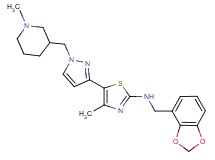 N-(1,3-benzodioxol-4-ylmethyl)-4-methyl-5-{1-[(1-methyl-3-piperidinyl)methyl]-1H-pyrazol-3-yl}-1,3-thiazol-2-amine