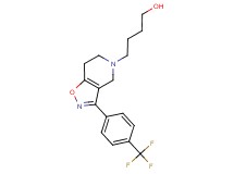 4-[3-[4-(trifluoromethyl)phenyl]-6,7-dihydroisoxazolo[4,5-c]pyridin-5(4H)-yl]butan-1-ol