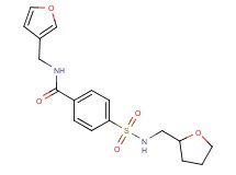 N-(3-furylmethyl)-4-{[(tetrahydro-2-furanylmethyl)amino]sulfonyl}benzamide