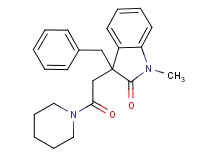 3-benzyl-1-methyl-3-(2-oxo-2-piperidin-1-ylethyl)-1,3-dihydro-2H-indol-2-one