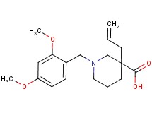 3-allyl-1-(2,4-dimethoxybenzyl)-3-piperidinecarboxylic acid