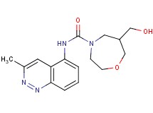 6-(hydroxymethyl)-N-(3-methylcinnolin-5-yl)-1,4-oxazepane-4-carboxamide