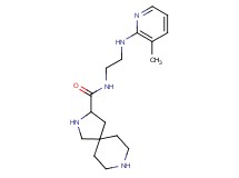 N-{2-[(3-methyl-2-pyridinyl)amino]ethyl}-2,8-diazaspiro[4.5]decane-3-carboxamide dihydrochloride