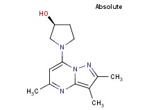 (3S)-1-(2,3,5-trimethylpyrazolo[1,5-a]pyrimidin-7-yl)-3-pyrrolidinol