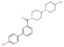 1'-[(4'-hydroxy-3-biphenylyl)carbonyl]-1,4'-bipiperidin-4-ol