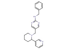 N-benzyl-5-[(2-pyridin-3-ylpiperidin-1-yl)methyl]pyrimidin-2-amine