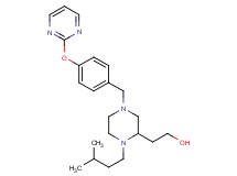 2-{1-(3-methylbutyl)-4-[4-(2-pyrimidinyloxy)benzyl]-2-piperazinyl}ethanol